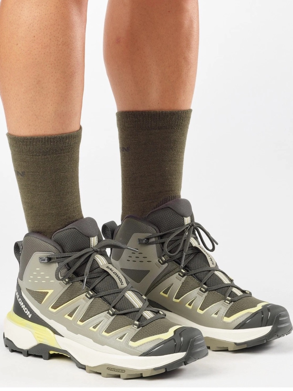Salomon Men's x ultra 360 edge mid gore Tex Olive night aloe 8.5